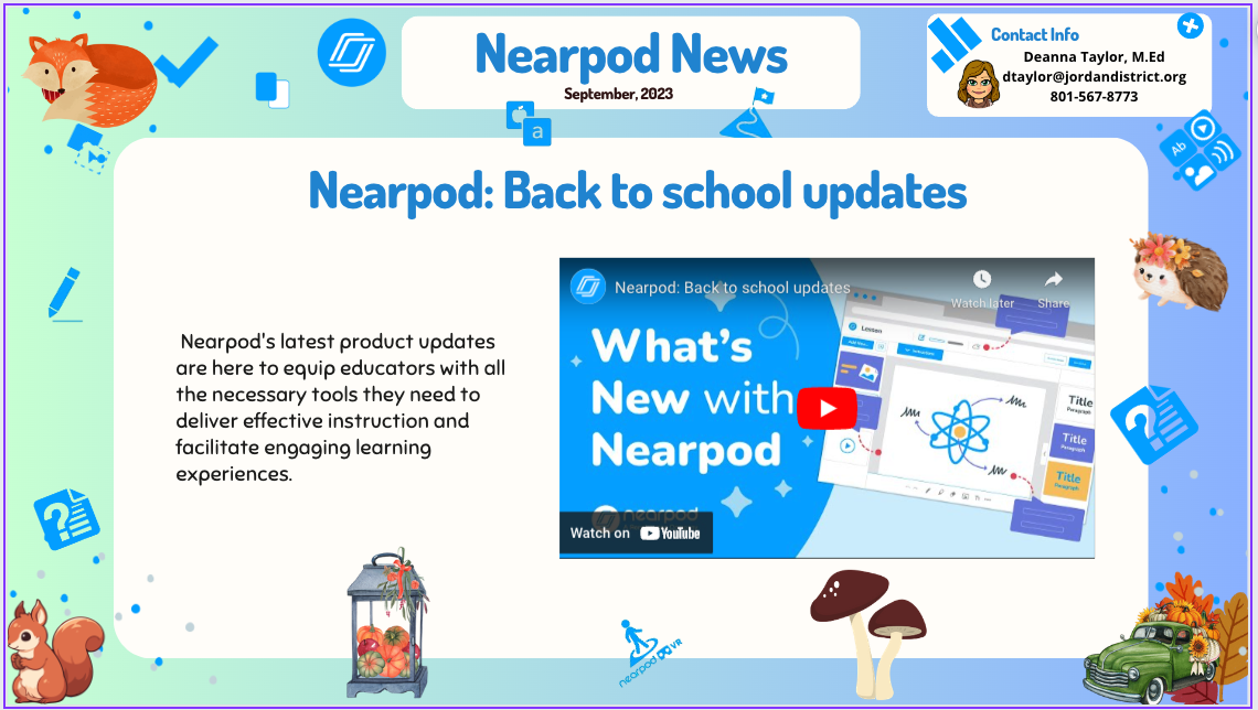 Nearpod News September