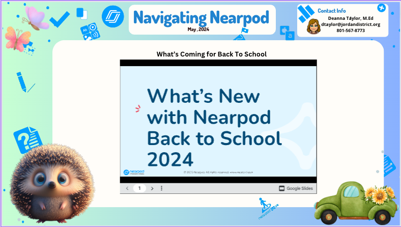 What's New with Nearpod Back to School 2024