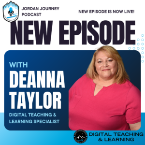 new episode graphic with deanna taylor and headshot.