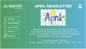 April MC Newsletter